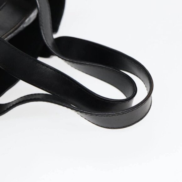 GUCCI Hand Bag Nylon Leather Black Silver - Picture 9 of 16